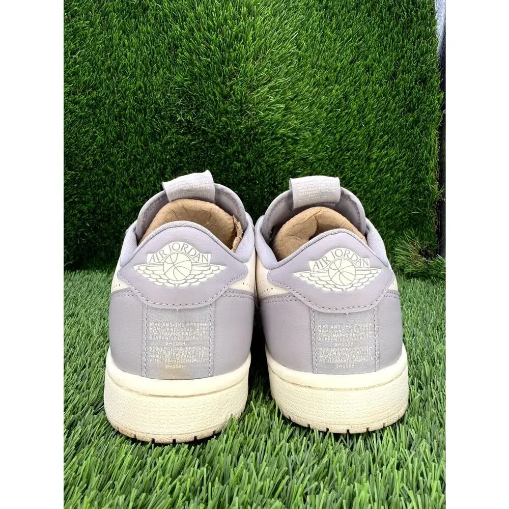 Nike Air Jordan 1 Retro Low AV3918-005 Athletic Sneaker Womens 11 White Leather